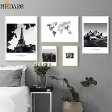 Tourist Photography Landscape Commemorative Decoration Posters and Prints Canvas Paintings Pictures for Living Room Home Decor