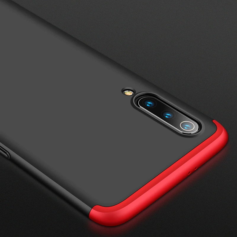 Чехлы для телефонов Xiaomi Mi 9 360 полная защита 3 в 1 матовый жесткий ударопрочный