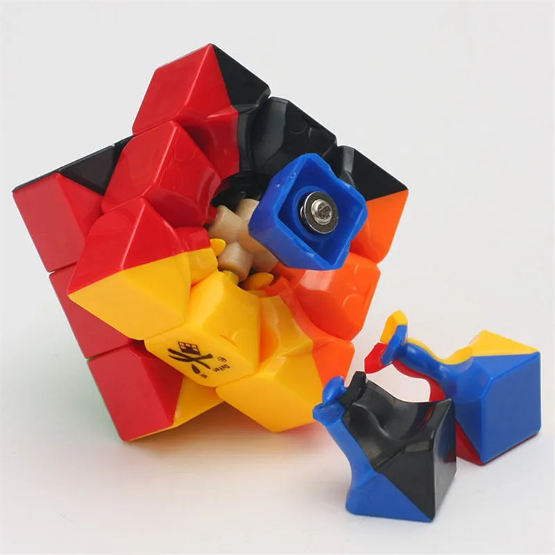 DaYan 5 3X3X3 скоростной магический куб головоломка рождественские игрушка собрать черный безлипкий безопасный ABS ультра-Гладкий профессиональный