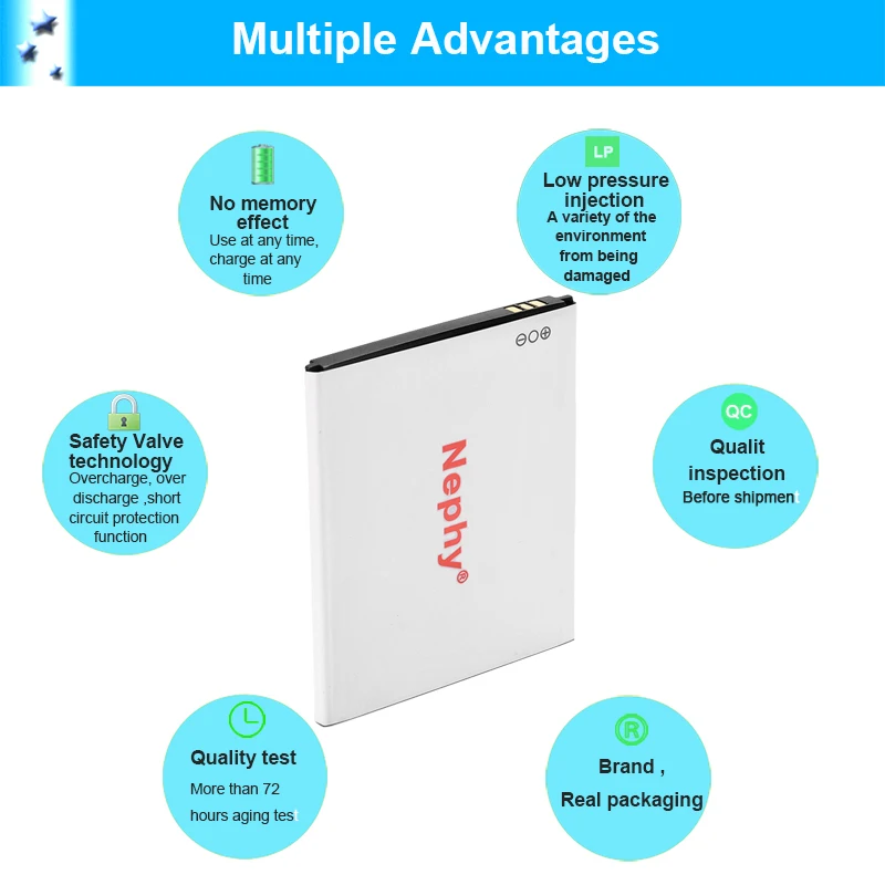Оригинальный аккумулятор Nephy BL210 для Lenovo A536 S820 A606 A656 S650 S820E A766 A828t BL 210 BL-210 |