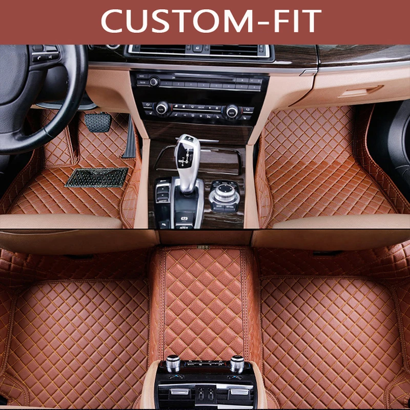 

Custom car floor mats for VW All Models vw passat b5 6 polo golf tiguan jetta touran touareg car styling auto floor mat