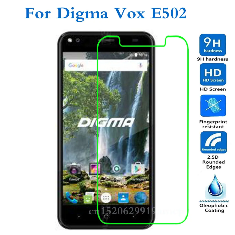 Закаленное стекло для Digma Vox E502 прозрачная ударопрочная пленка экрана|Защитные