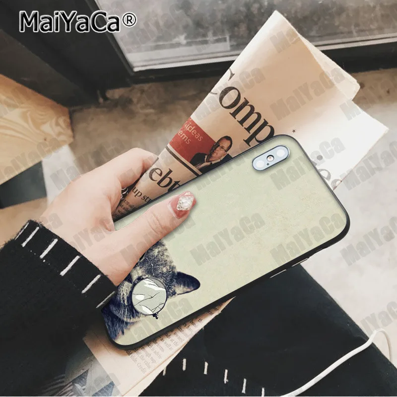 A4 MaiYaCa милый Британский короткошерстный кот Новинка чехол для телефона Fundas чехол для Apple iphone 11 pro 8 7 66S Plus X XS MAX 5S SE XR чехол - Цвет: A4