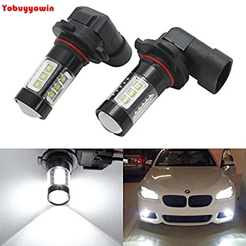 2 шт. Авто 80 Вт CREE чипы 16 светодиодный SMD HB4 9006 hb3 9005 9012 hir2 белый Courir Lampe phares Brouillard Phares