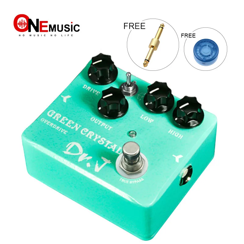 Педаль эффектов D R.J от JOYO GREEN CRYSTAL OVERDRIVE D50 мировой широкий коннектор|effect pedal|pedal joyo