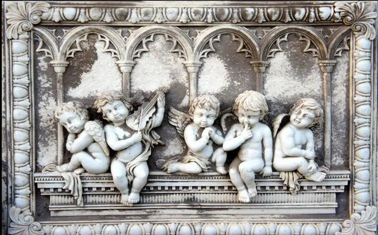 Домашний декор Европейский ретро ностальгия маленький ангел ТВ фон настенное