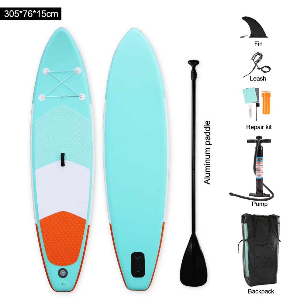 Heytur новый дизайн надувная доска для SUP-серфинга Aqua color iSUP весла | Спорт и