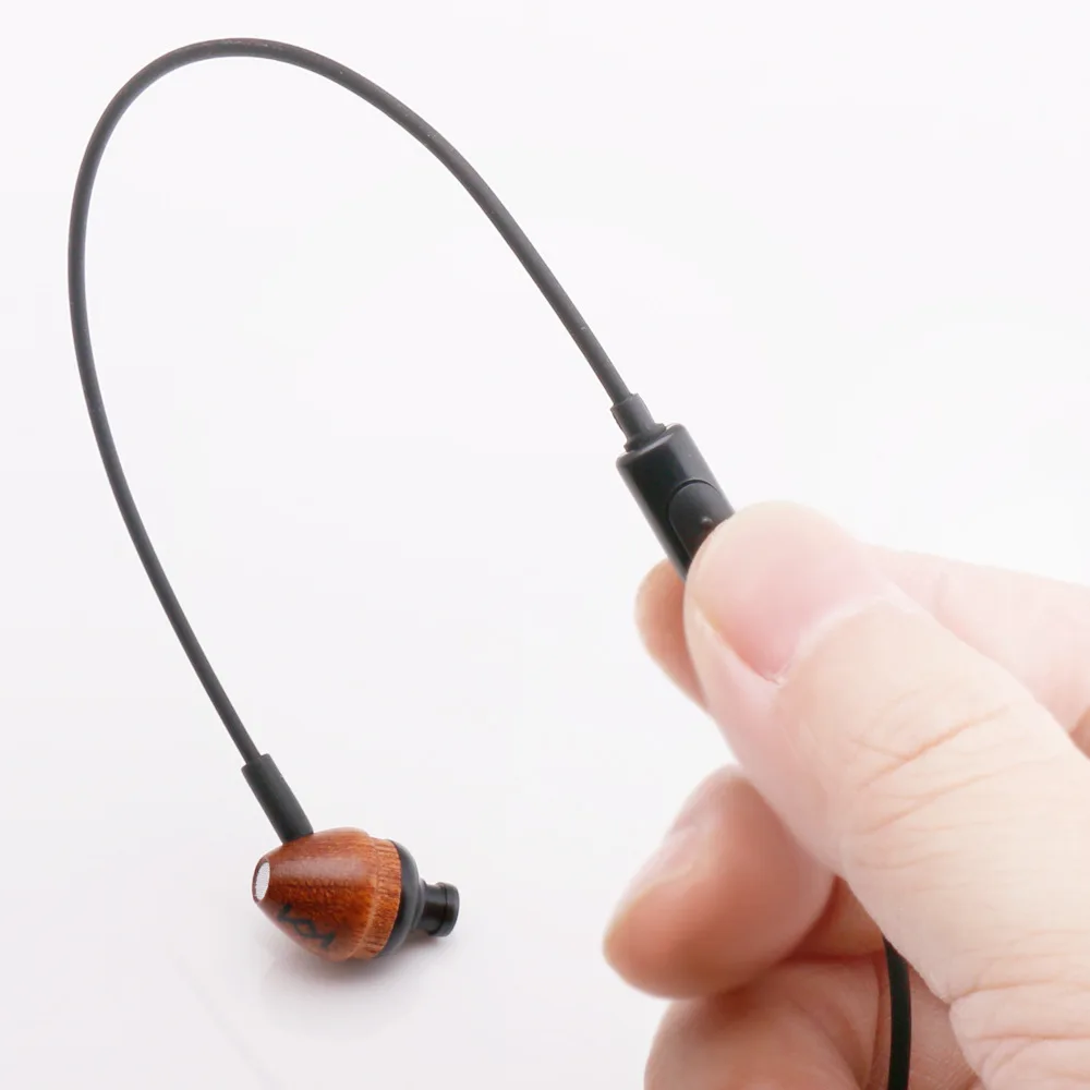 H-70 деревянный In-Ear объемный звук стерео Bass Наушники 3.5 мм телефон гарнитура Музыка