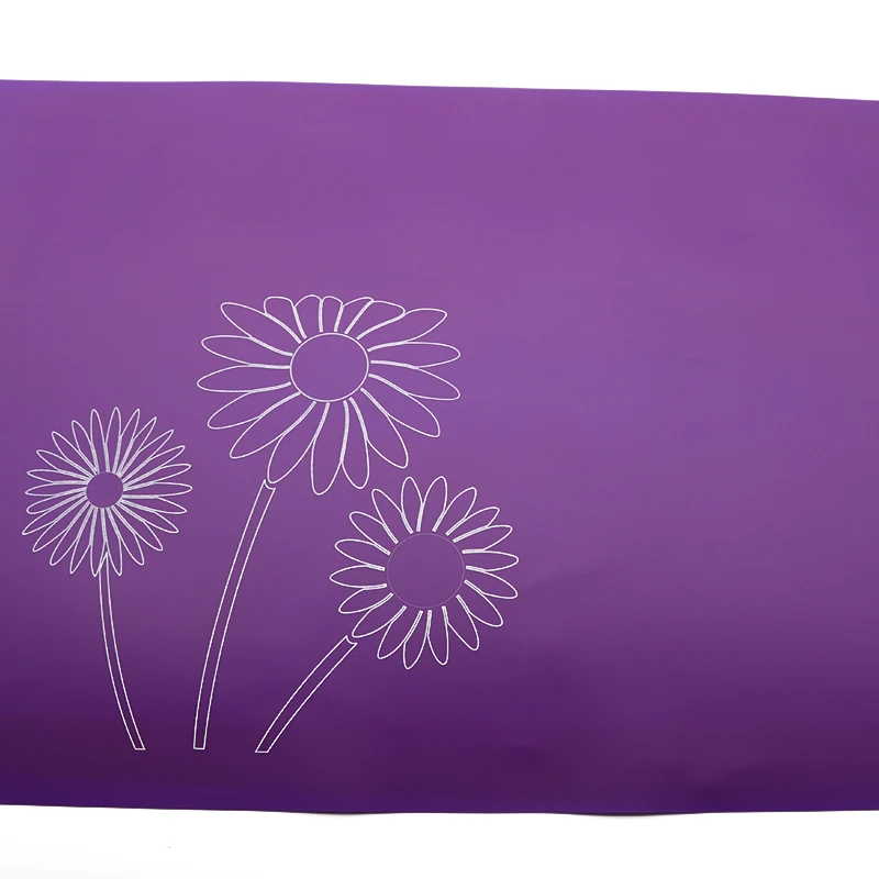 Новинка 2017 года цветок скороговоркой антипригарным силиконовый коврик для