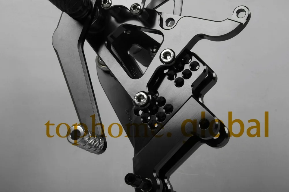 Запчасти для мотоциклов Yamaha YZF R6 2003 2004 2005 черные ЧПУ задние комплекты подножки