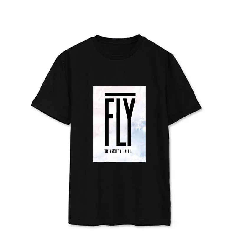KPOP GOT7 FLY IN Сеульский альбом рубашки K-POP повседневная хлопковая одежда футболка