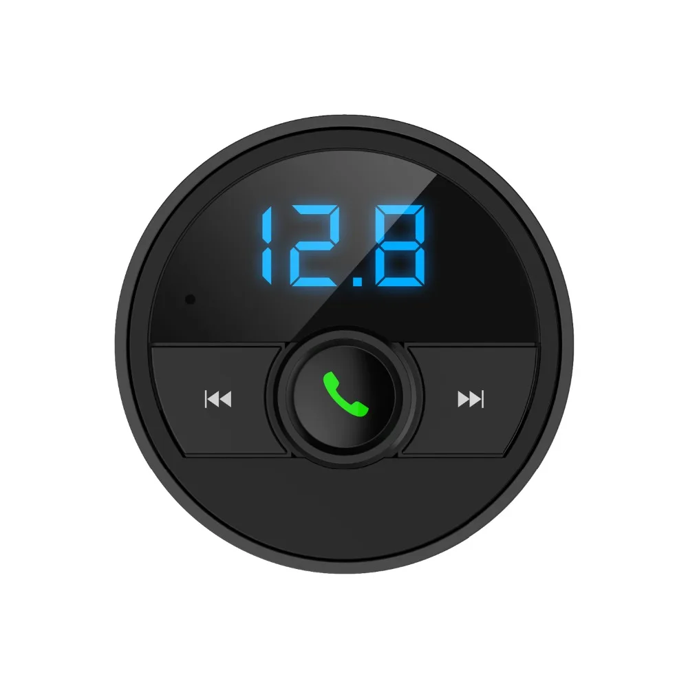 LCAV BT56 беспроводной fm передатчик для радиостанции bluetooth адаптер двойной QC 3 0 usb