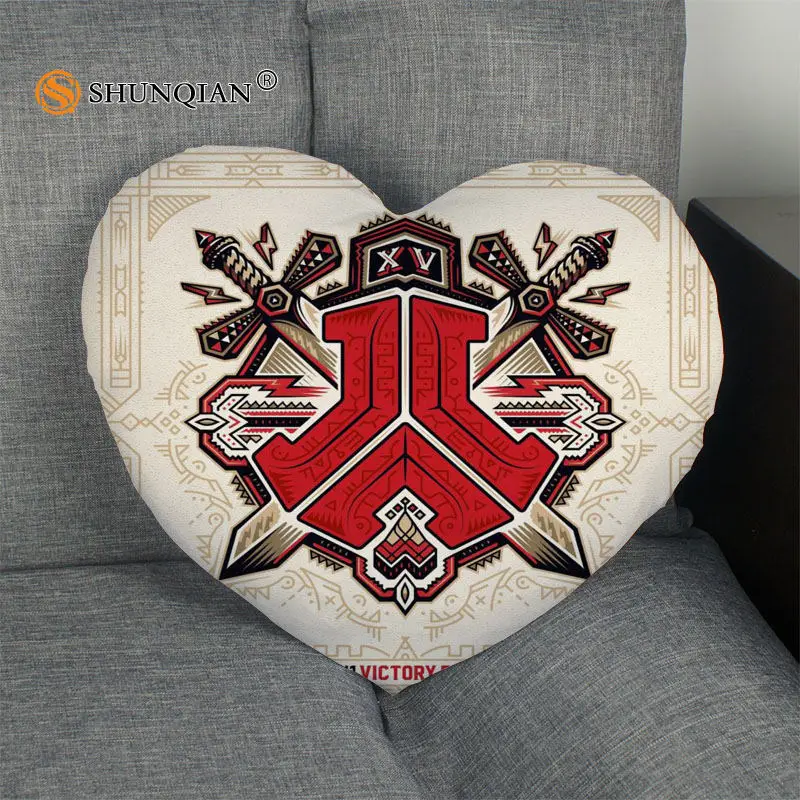 Горячая Defqon.1 2017 победы навсегда наволочка сердце Форма размер 41 x36cm 47x42 см
