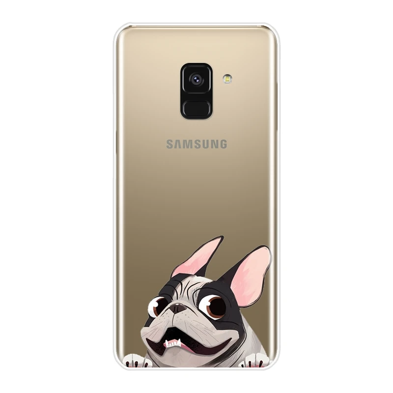Чехол для Samsung Galaxy A3 A5 A7 2016 2017 силиконовый мягкий чехол накладка 2018 A6 A8 Plus