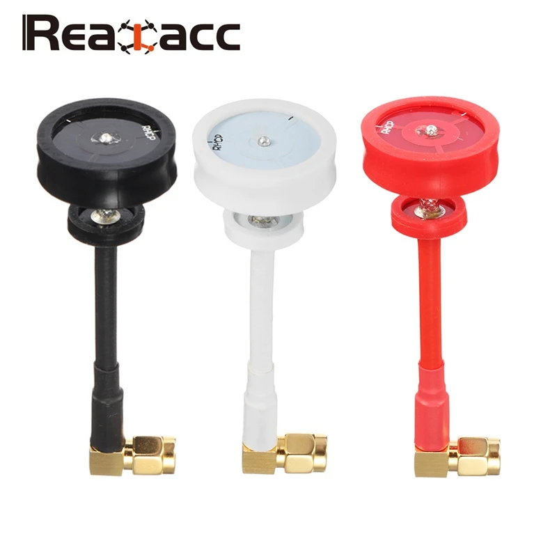 Realacc Pagoda Antenna RHCP Right Angle 5.8G 5dBi 50W Omnidirectional Omni FPV SMA/RP-SMA For RC Multicopter Goggles | Игрушки и хобби