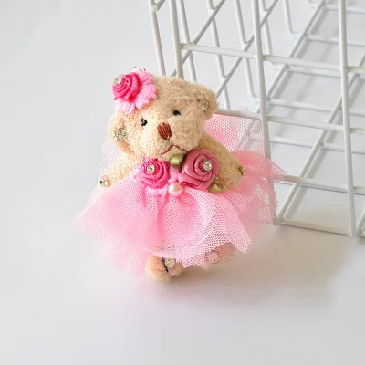 style5 1 шт., 6 см, милый плюшевый мишка, плюшевая кукла, мультяшный плюшевый мишка, плюшевая игрушка с сердцем, прекрасный подарок на день рождения, День святого Валентина - Цвет: style5