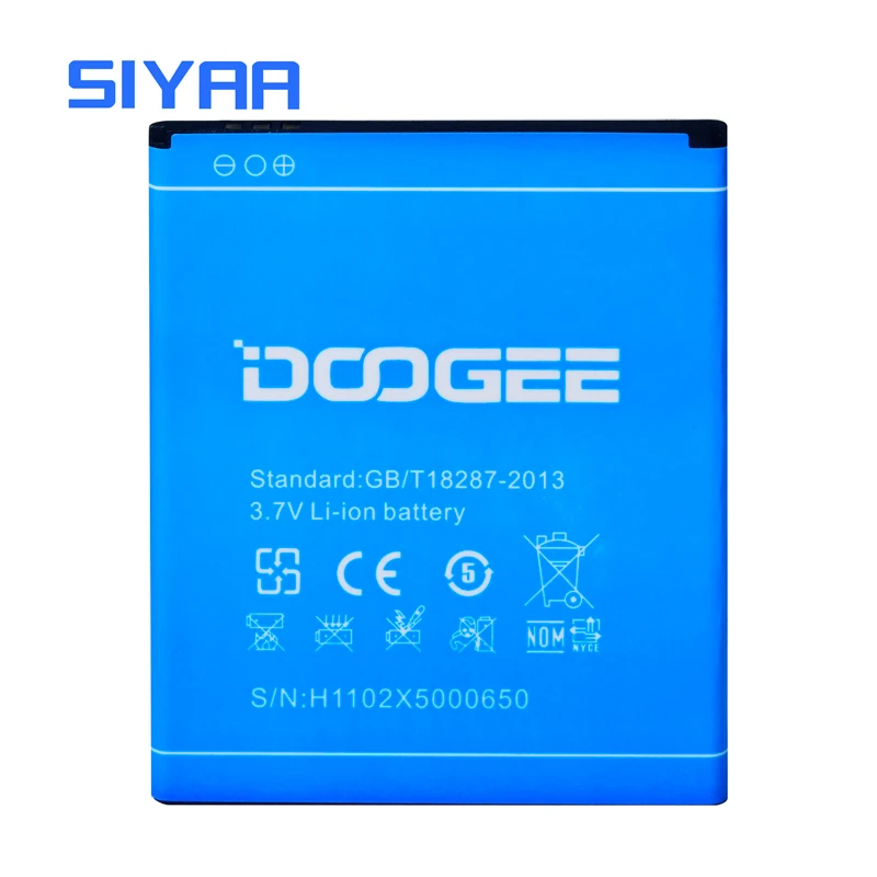 Оригинальный аккумулятор для мобильного телефона Doogee X5 B DG800 DG550 DG2014 литий ионный
