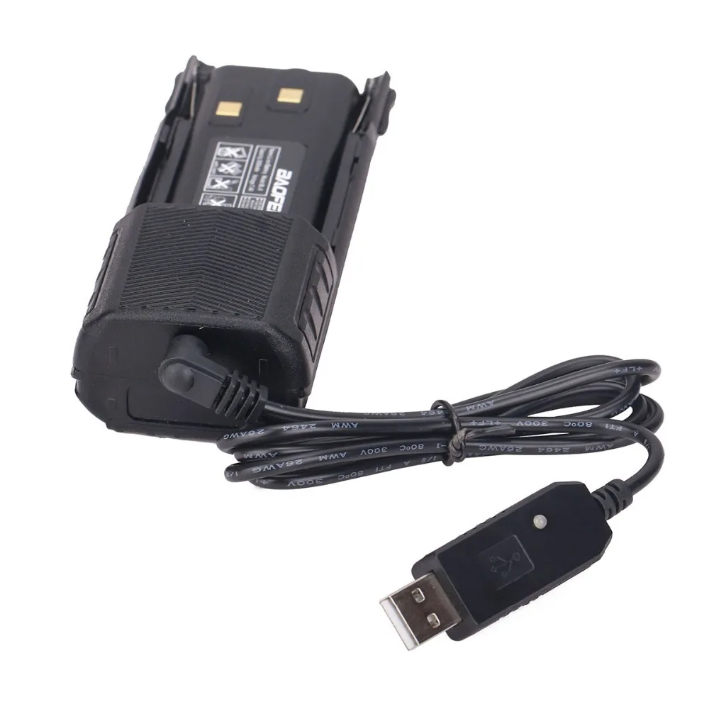 2 шт. BAOFENG UV-82 BL-8 7 4 В 3800 мАч литий-ионный аккумулятор с DC разъемом для Baofeng Walkie Talkie
