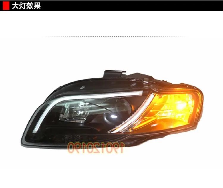 Высокое качество! Светодиодные hid-лампы головного света фар HID галогенные лампы аксессуар продукты Чехол Для Audi A4 B7 2005-2008 стайлинга автомобилей