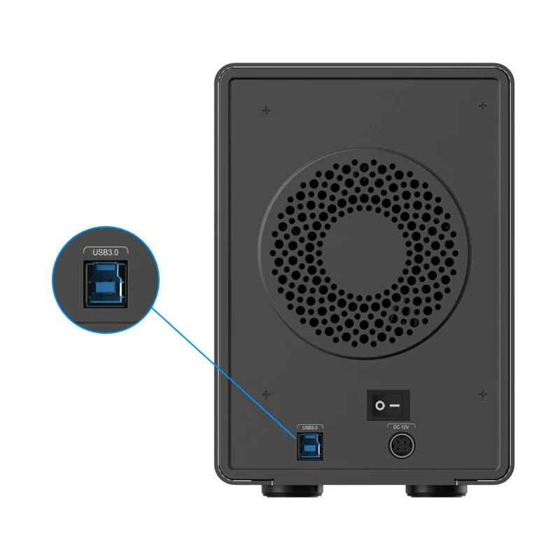 ORICO 9558U3 3,5 дюйма 5 отсек алюминиевый сплав USB3.0 SATA жесткий диск Поддержка 5x8 ТБ диск