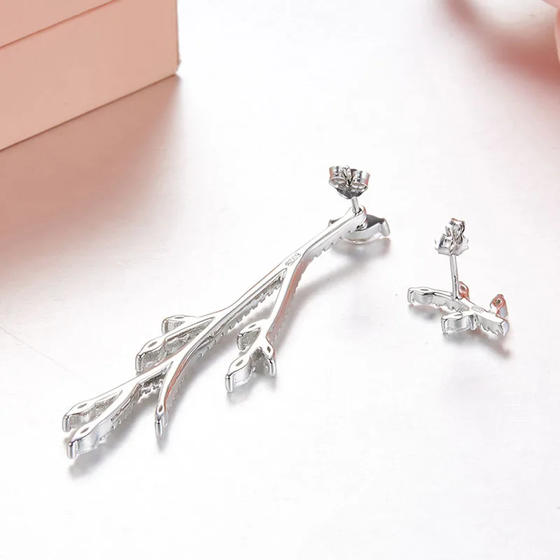 Женские серьги из серебра 925 пробы с фианитами | Украшения и аксессуары