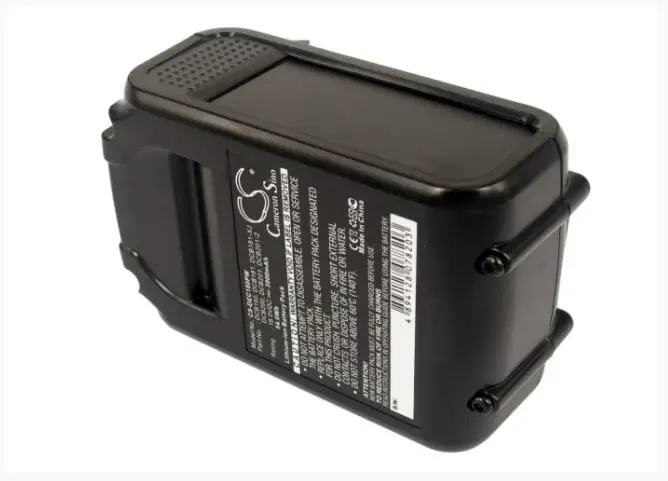 

Cameron Sino 3000mAh battery for DEWALT CL3.C18S DCD740 DCS393 XR Li-Ion 18V DCB201-2 DCB203 DCB204 Power Tools Battery