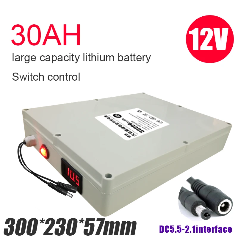 С дисплеем напряжения DC12V супер перезаряжаемый полимерный литий-ионный