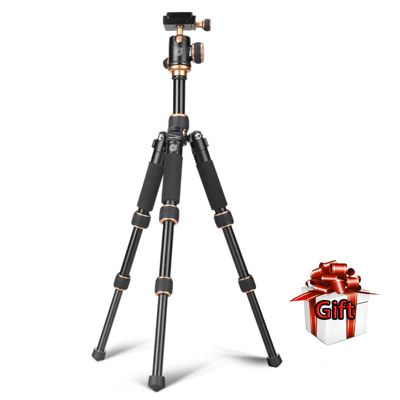 Новый штатив QZSD Q166 2018 Портативная подставка для фотографии SLR камер и мобильных