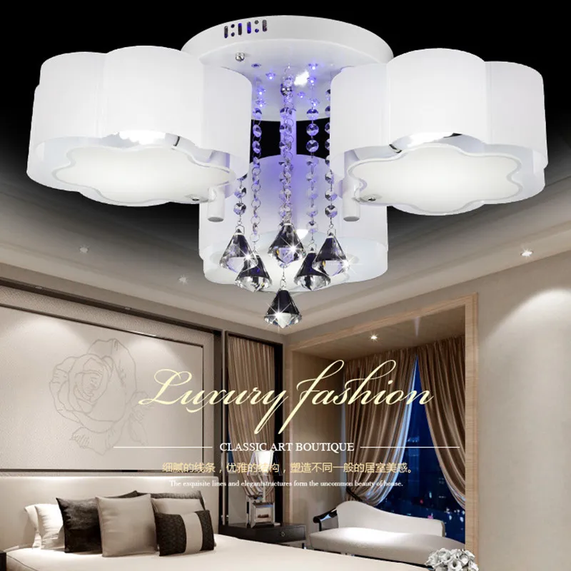 Кристалл Светодиодный Потолочный Светильник Plum Blossom Diamond Crystal Потолочное