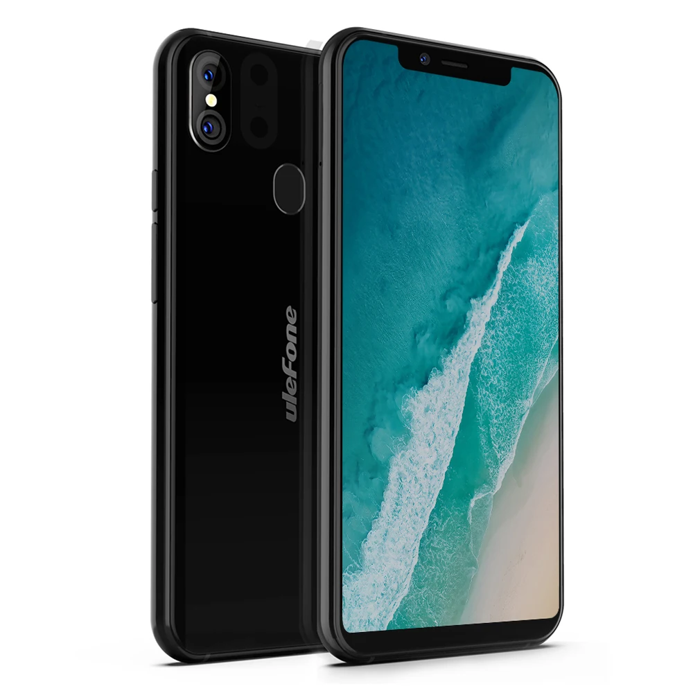 Смартфон Ulefone X Android 8 1 5 85 "HD + MT6763 Octa Core 4 Гб 64 Face ID 16 МП Двойная Задняя камера