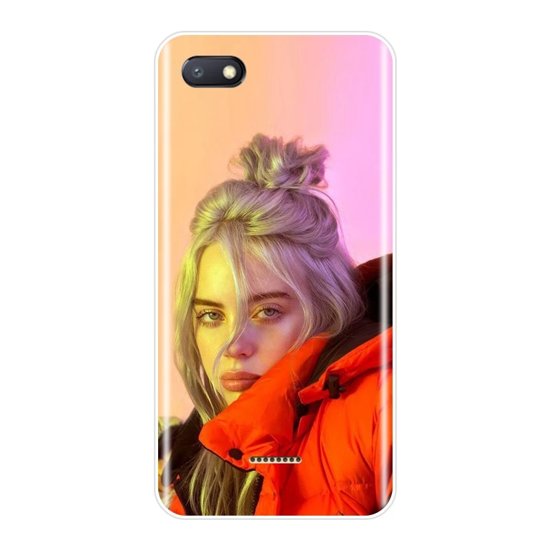 Задняя крышка для Xiaomi Redmi Note 6 Pro 5A Prime 5 4 4X Pocophone F1 Redmi S2 6A 5 Plus 4A Мягкий силиконовый чехол для телефона Billie Eilish