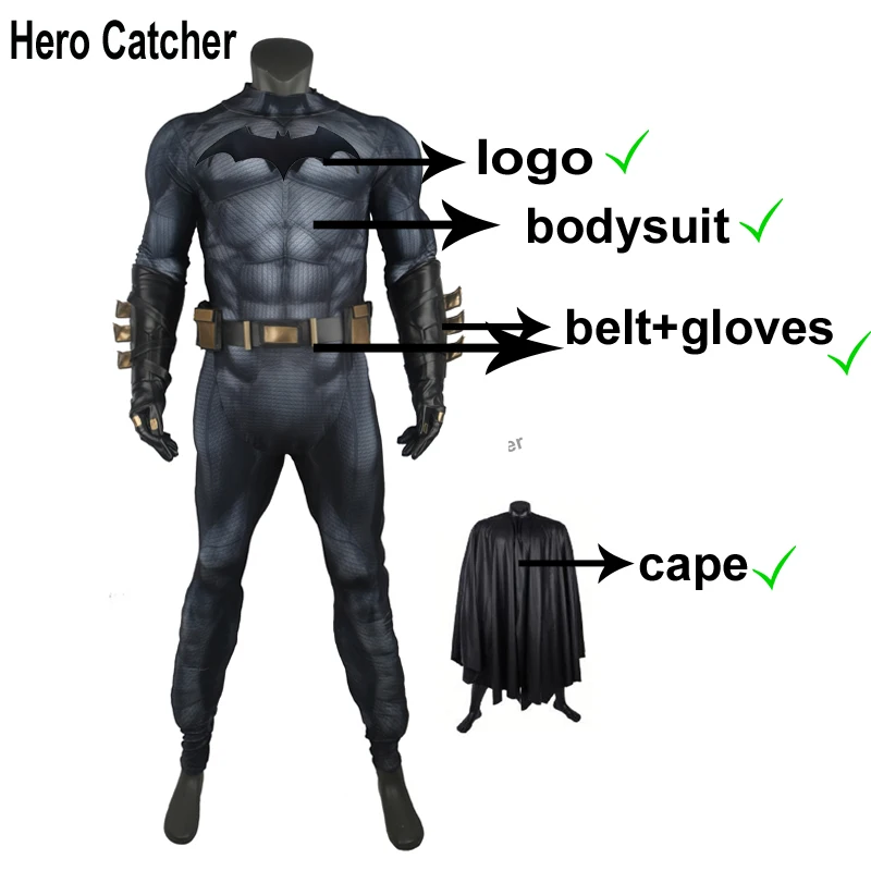 Зеленый Герой Catcher высокое качество новая подкладка для мышц костюм Бэтмена, косплей с рельефом летучая мышь 3D мышечный оттенок костюм Бэтмена для мужчин - Цвет: Зеленый