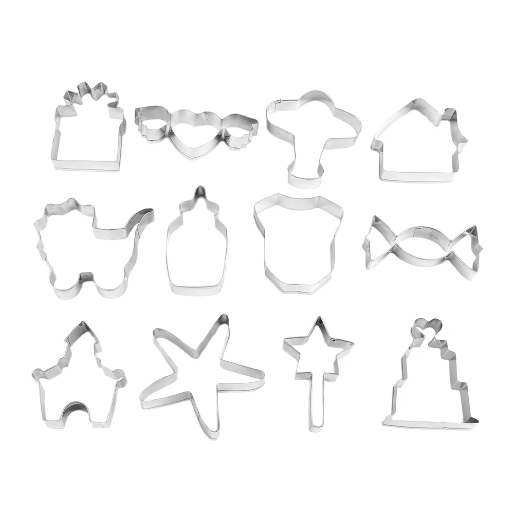 

1Pcs DIY Cake Cutting Aluminium Alloy Gingerbread Men Shaped Holiday Biscuit Mold Kitchen Cake Decorating Tools