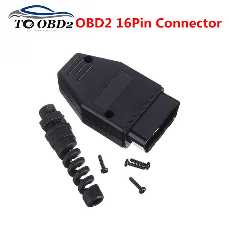 Новый OBD2 16Pin Мужской разъем адаптера OBD OBDII EOBD (система бортовой диагностики J1962