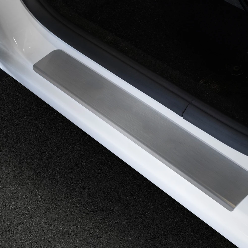 Door sill Rival for Renault Sandero II 2014-n. A. stainless Steel Jersey 4 PCs NP.4702.3 | Автомобили и мотоциклы