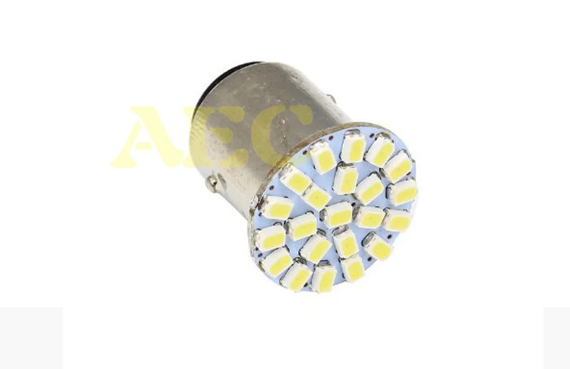 Осуществляем доставку компаниями HK Post 100X S25 P21/5 Вт 1157 BAY15D 22 SMD 1206 3020 Светодиодный 22SMD автомобиля Поворотная сигнальная лампа Клин светодиодный светильник белый красные, синие желтые DC12V