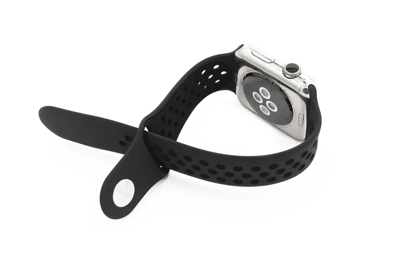 URVOI 2019 Новый ремешок для apple watch series 5 4 3 2 1 лёгкие дышащие силиконовые iwatch sport band 38/40