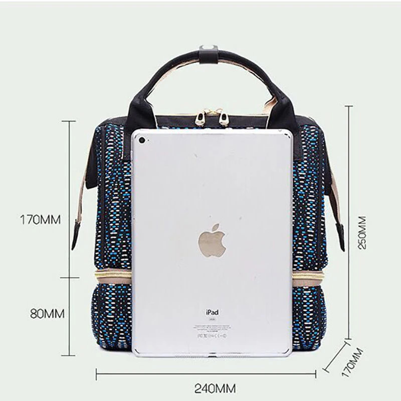 Многофункциональная женская сумка для подгузников брендовый вместительный