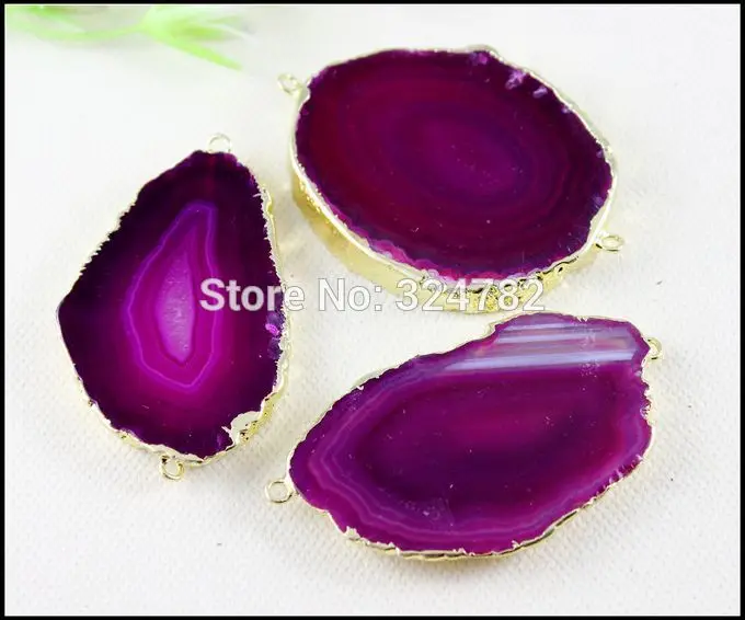 10 шт. соединители природного камня очаровательный камень каменные бусины в