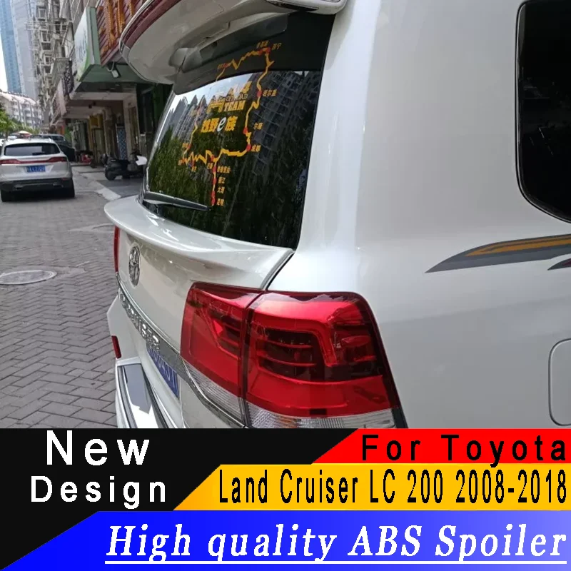 Средний спойлер из АБС пластика для Toyota Land Cruiser LC200 2008 2018 любой цвет или праймер