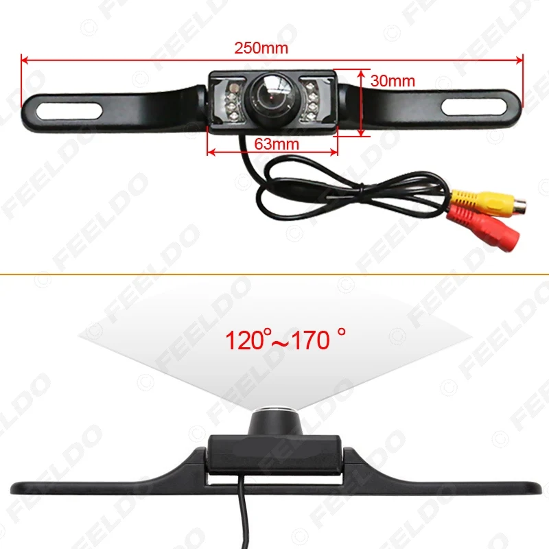 

LEEWA 4.3" Foldable TFT LCD Car Rearview Monitor With Reversing Backup Camera + 2.4G Wireless Module + Cigarette Lighter