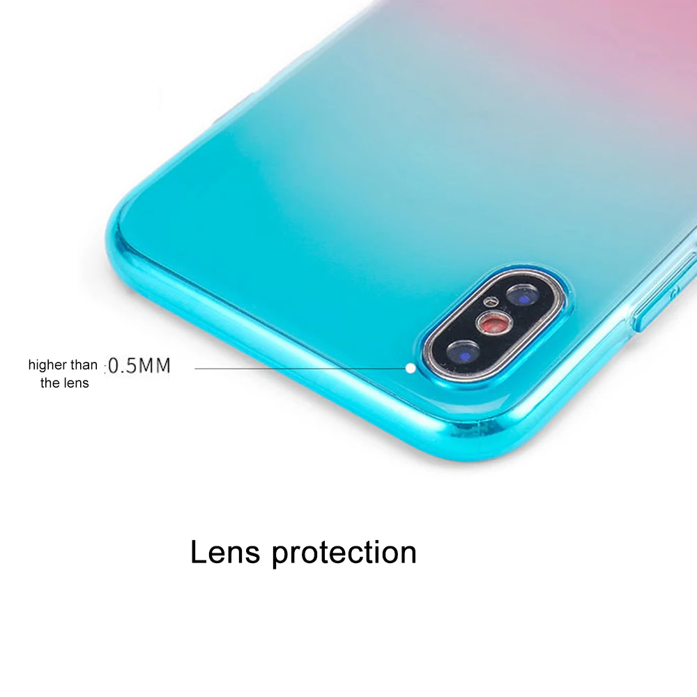 CASEIER Soft TPU Case For Samsung S7 Edge S8 S9 Plus Note 9 Ultra Thin Cover J3 J5 2016 Gradient Color Fundas Coques |