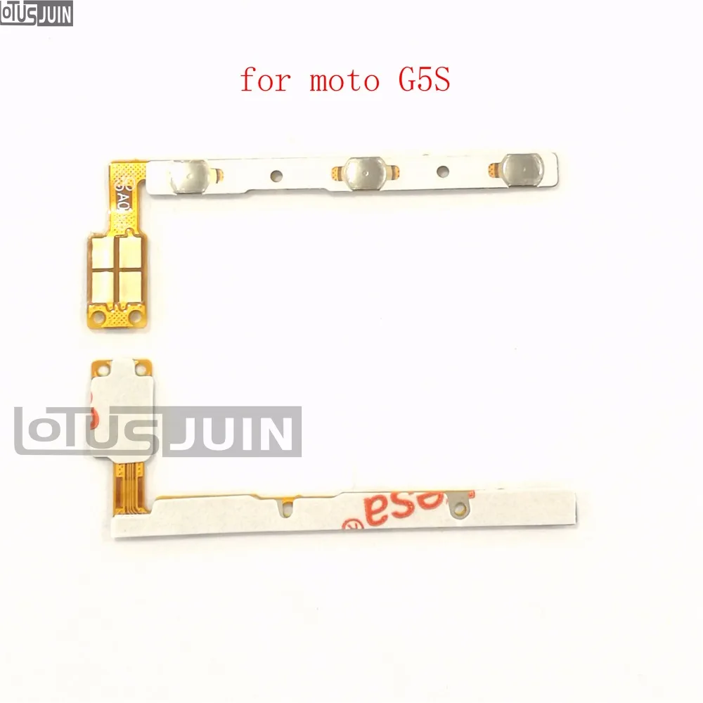 

10 шт. кнопка включения/выключения громкости для Motorola Moto G5S гибкий кабель