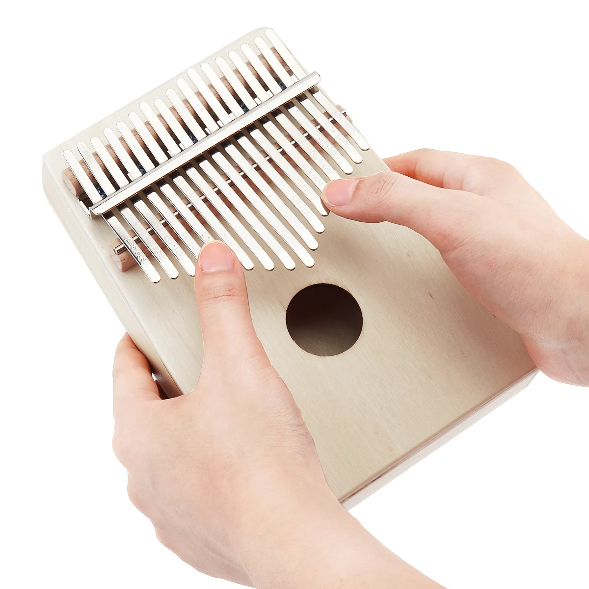17 клавишных фортепиано калимба одна доска сосна Mbira мини клавиатура Инструмент