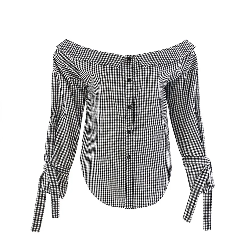 Новая мода осень плед лук Для женщин blusas Лидер продаж кимоно рубашка летние Топы