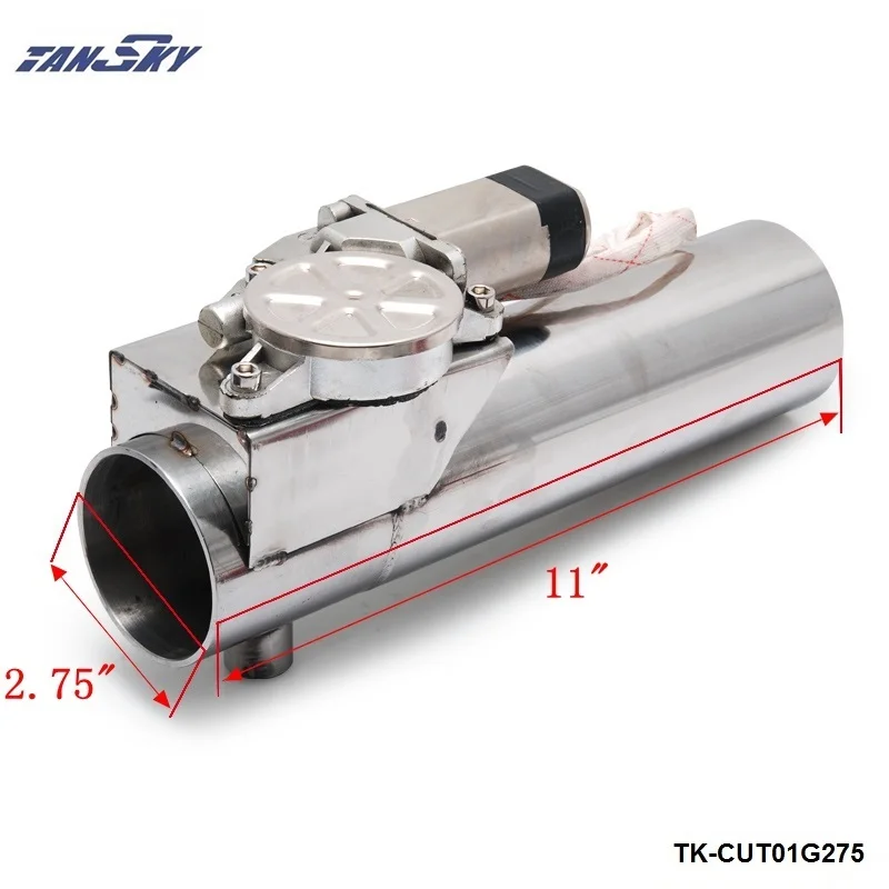TANSKT для Honda Toyota 2 75 &quotjdm Vip I Pipe выхлопная труба Catback Header электрический выходной