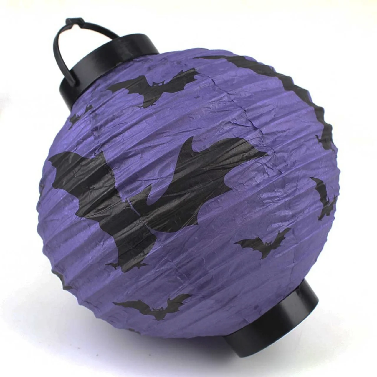 1 шт. Креативный светодиодный бумажный фонарь на Хэллоуин тыква паук летучая мышь