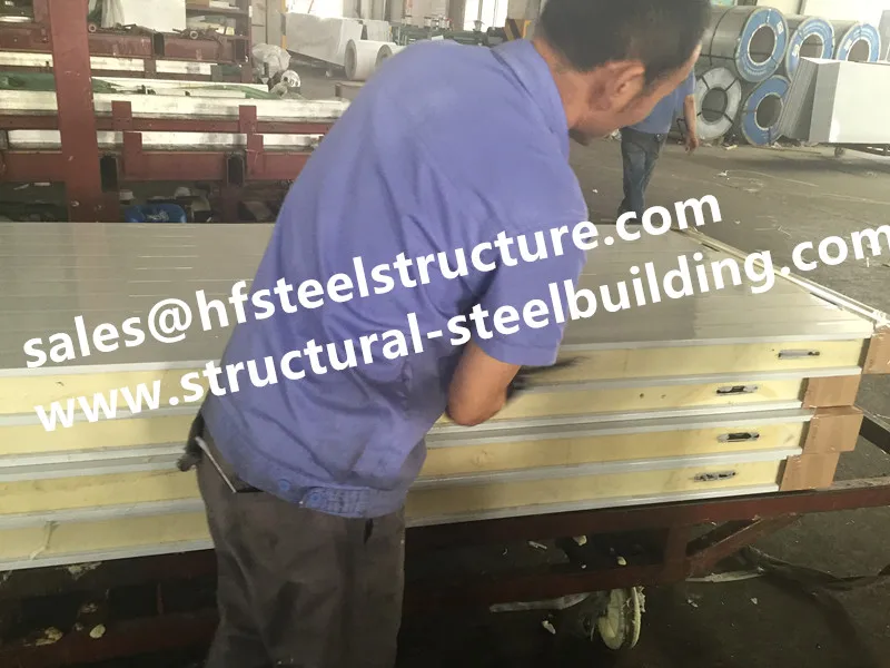 Полиуретановые Сэндвич панели для холодного хранения быстрой морозильной