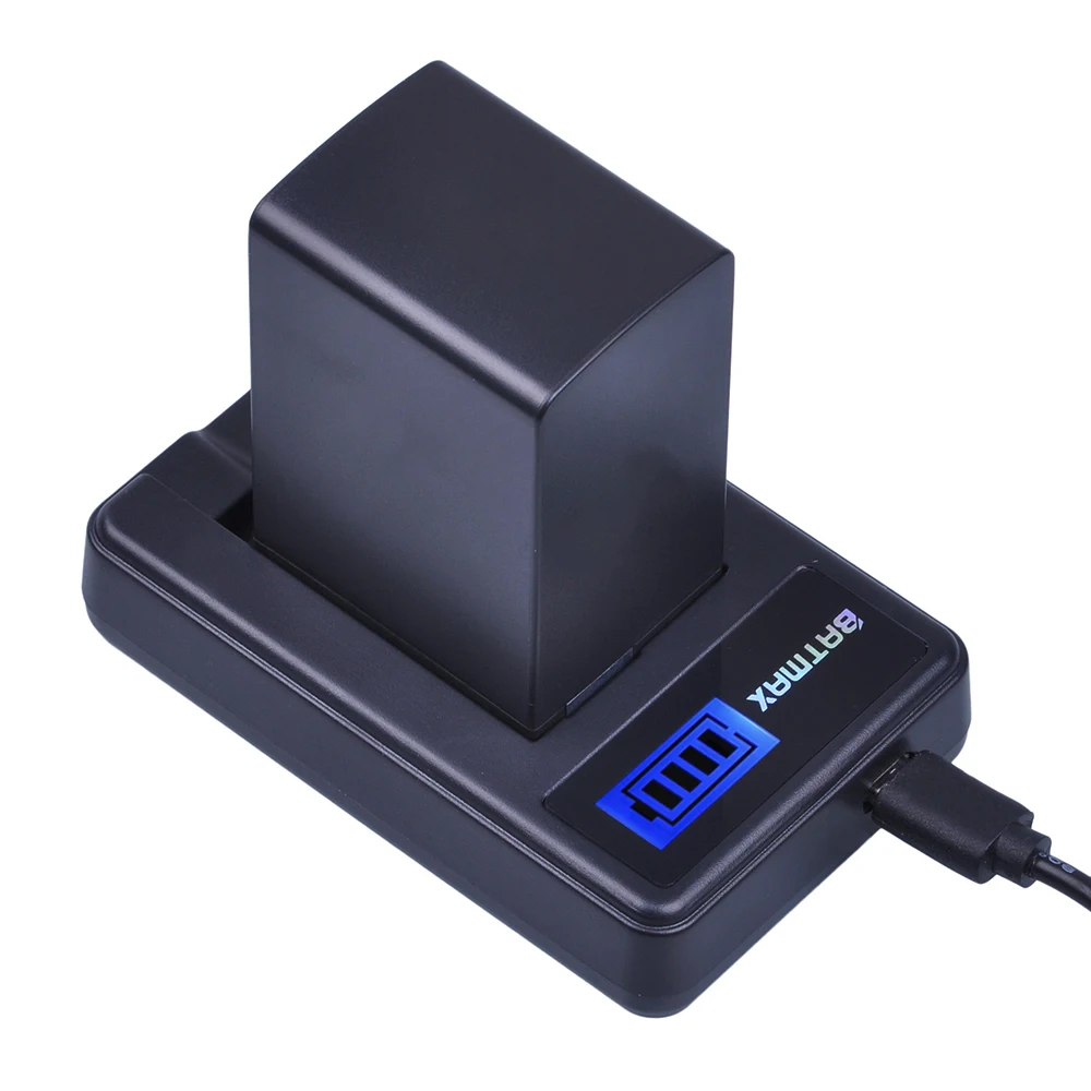 Batmax 4 шт. BP 828 Bateria BP828 литий ионный Батарея + ЖК дисплей USB Зарядное устройство для