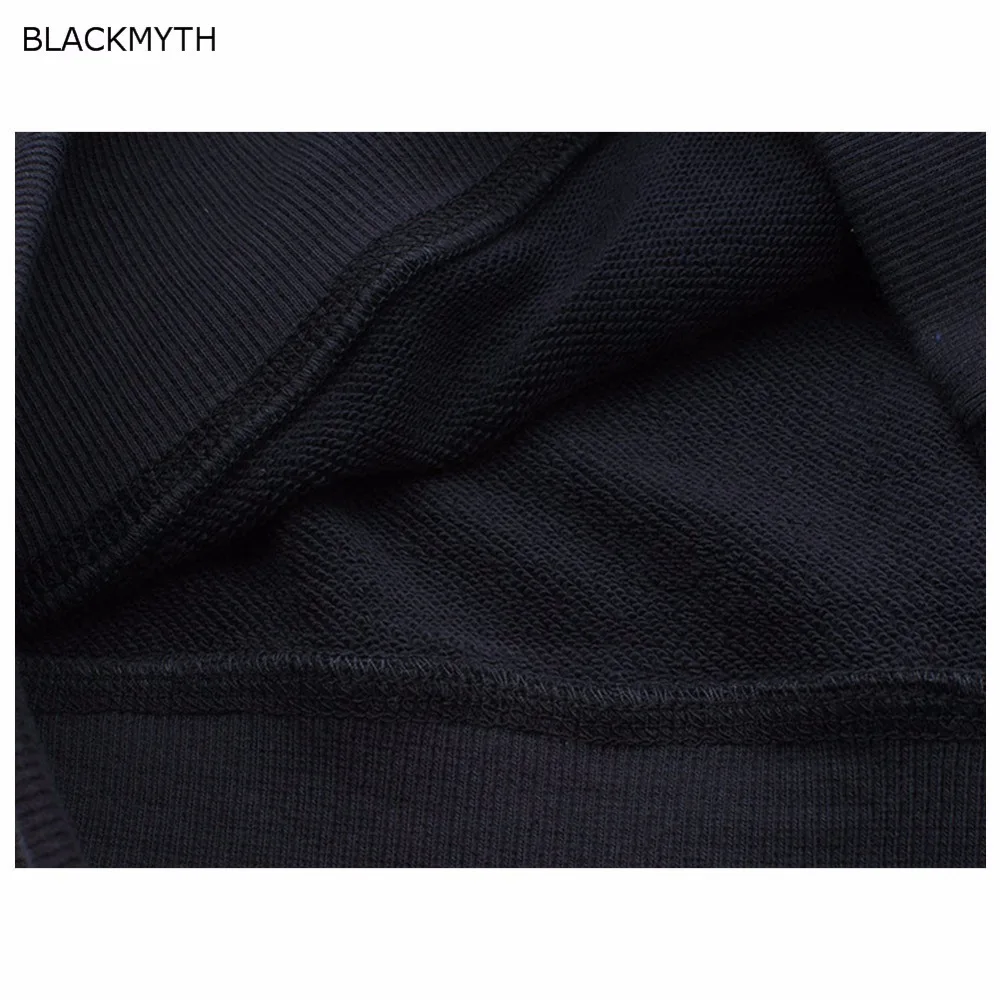BLACKMYTH укороченные толстовки пожалуйста принт Короткая Толстовка Женский пуловер